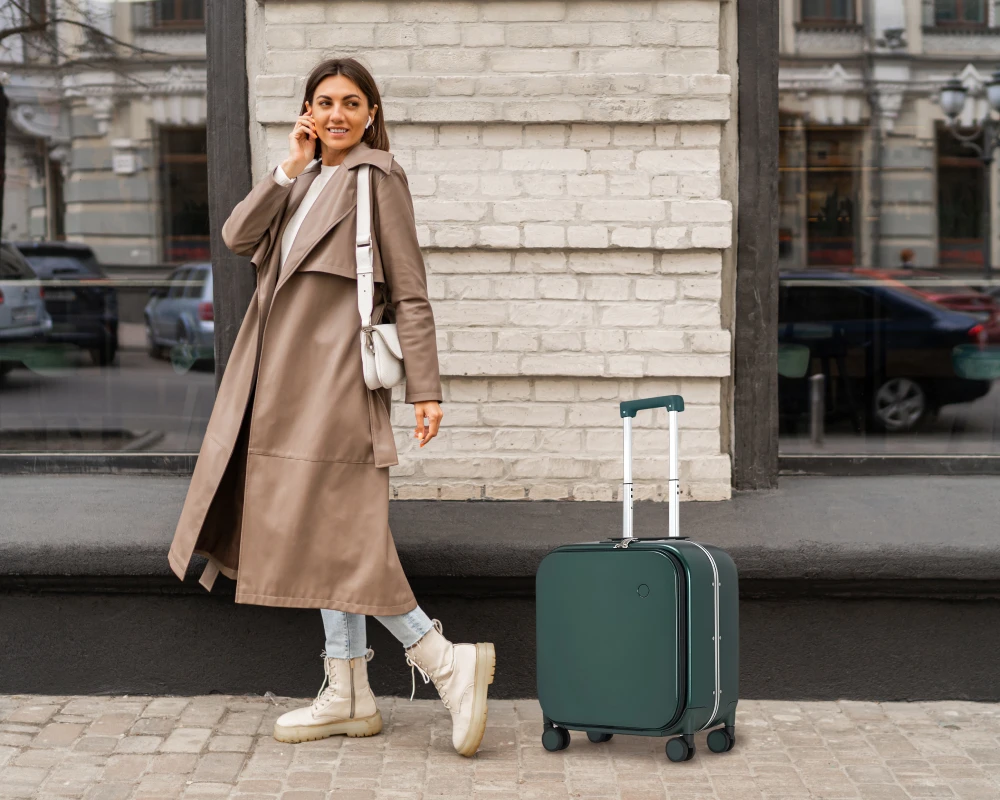 luggage with laptop compartment